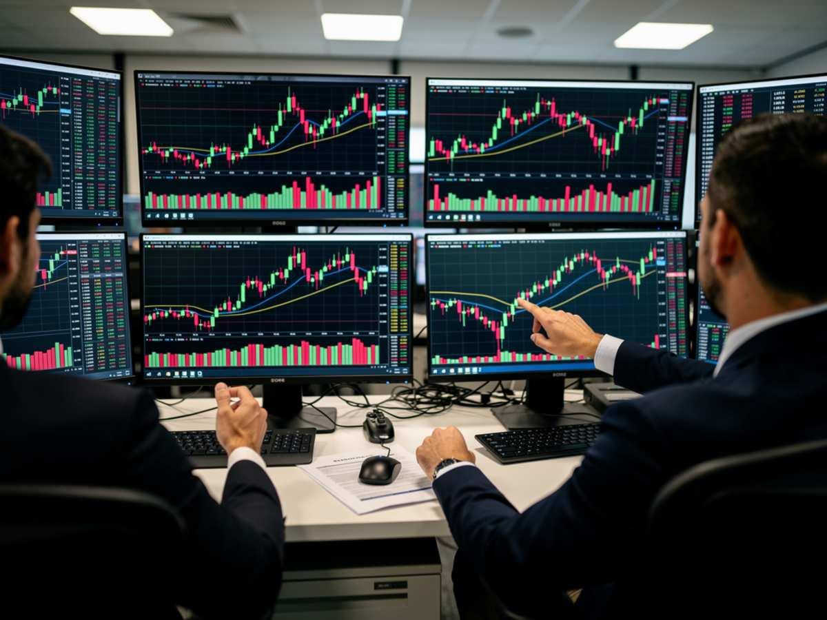 Российский рынок акций перешел к снижению в ходе дневных торгов