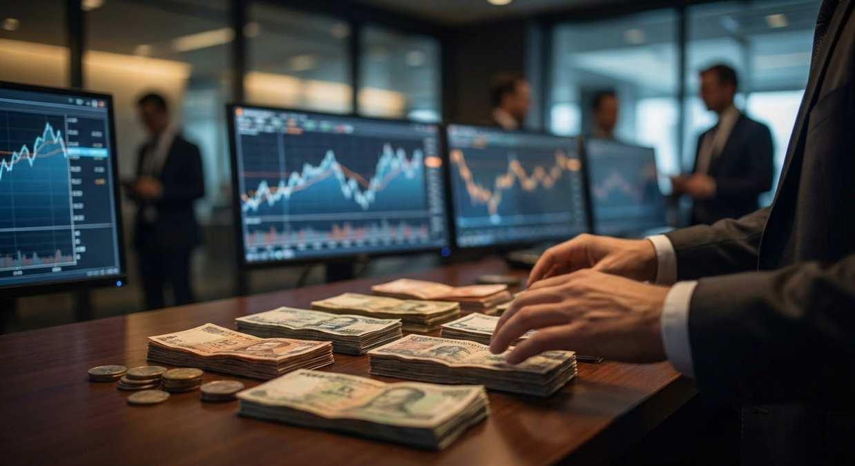 Средневзвешенный курс юаня на Мосбирже снизился до 12,18 ₽