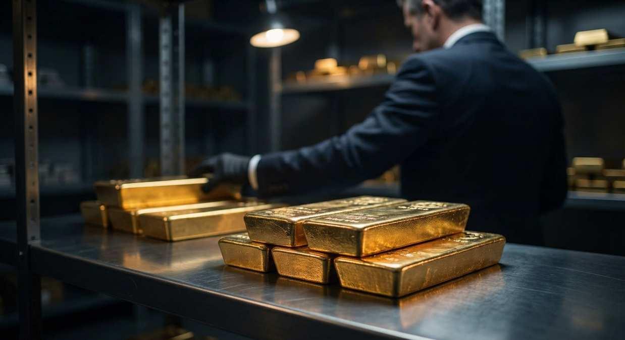 Золото закрепилось в медвежьем тренде на фоне укрепления доллара США