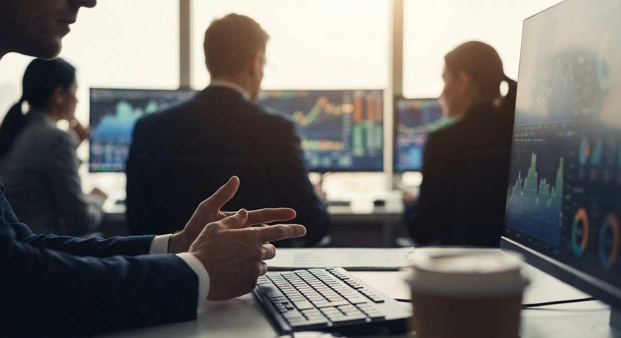 Индексы Московской биржи демонстрируют снижение в ходе дневных торгов