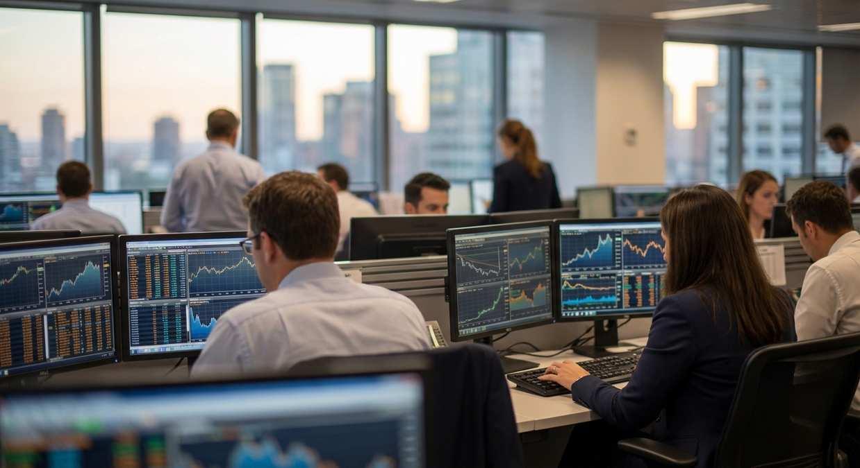 Объем торгов на Московской бирже в марте вырос на 40,3%