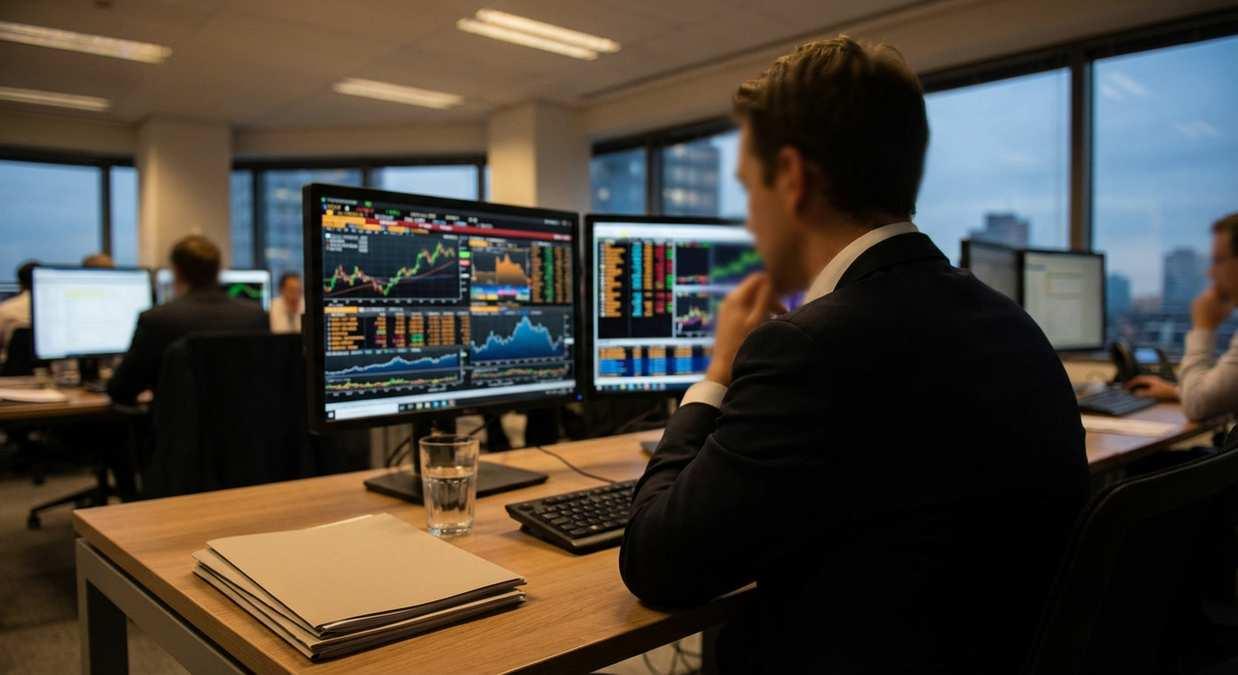 Российский рынок акций завершил торги разнонаправленным движением индексов