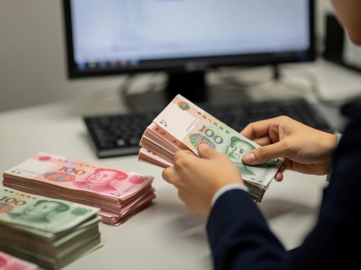 Средний курс юаня по итогам торгов снизился до 11,0537 ₽