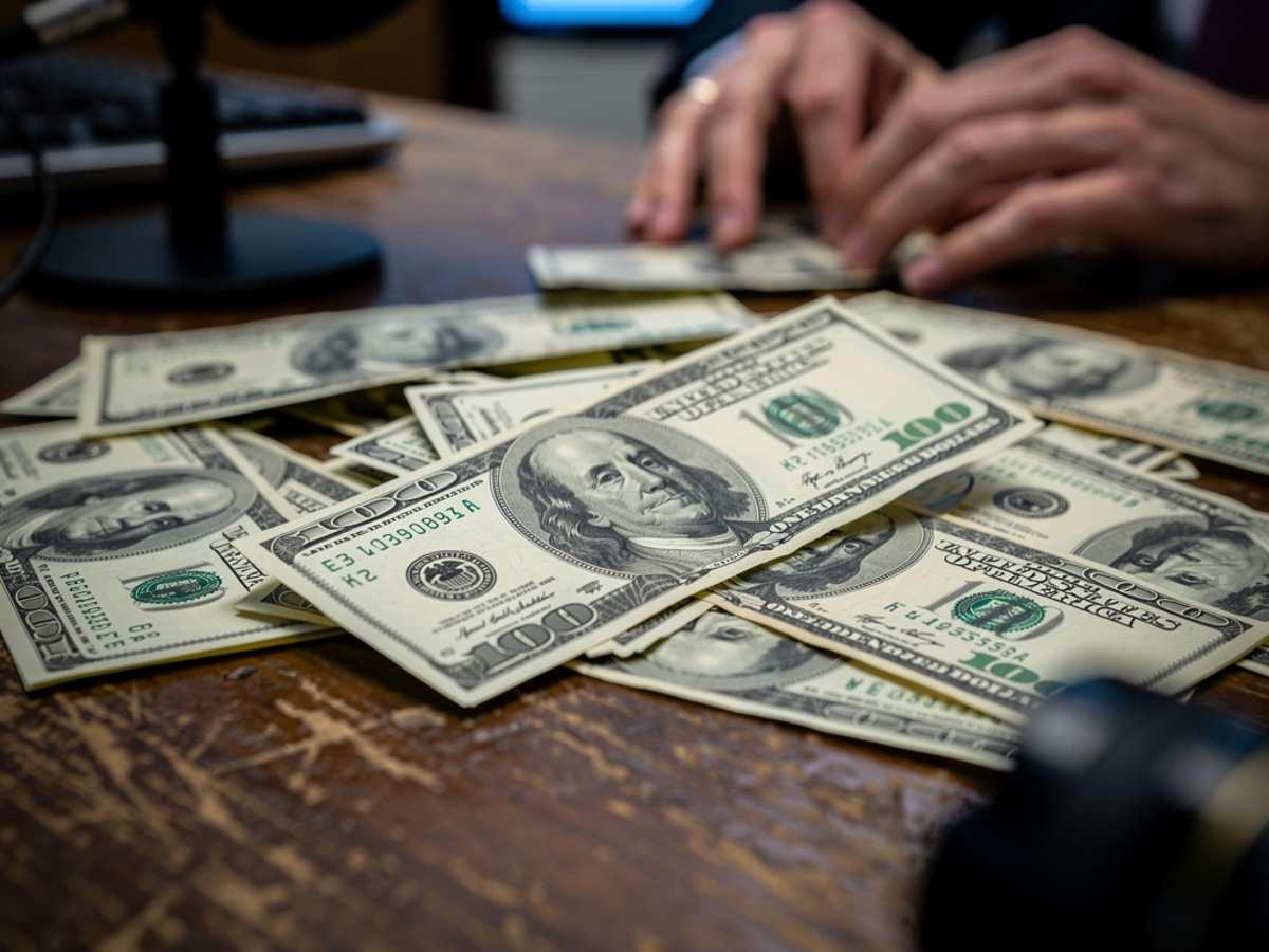 Средний курс продажи доллара в банках Москвы вырос до 79,74 ₽