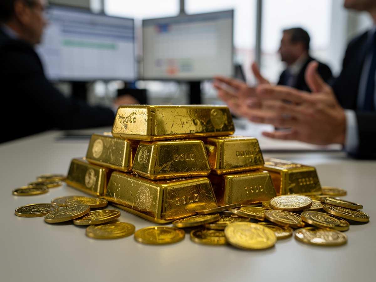 Банк России сократил объем золота в международных резервах на 0,9 млн унций