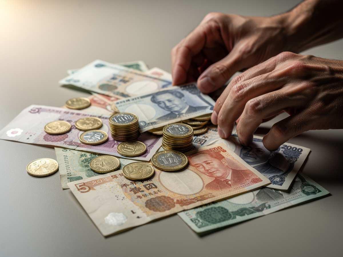 Средний курс юаня на Московской бирже опустился до 10,545 ₽