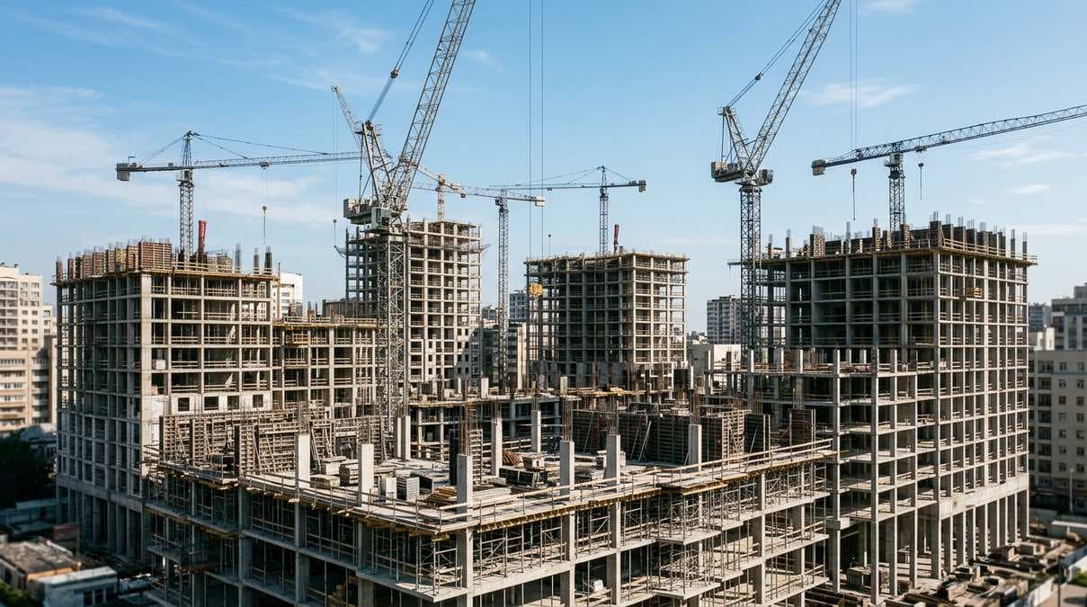 Девелоперы России увеличили вывод нового жилья на рынок на 6% в июле