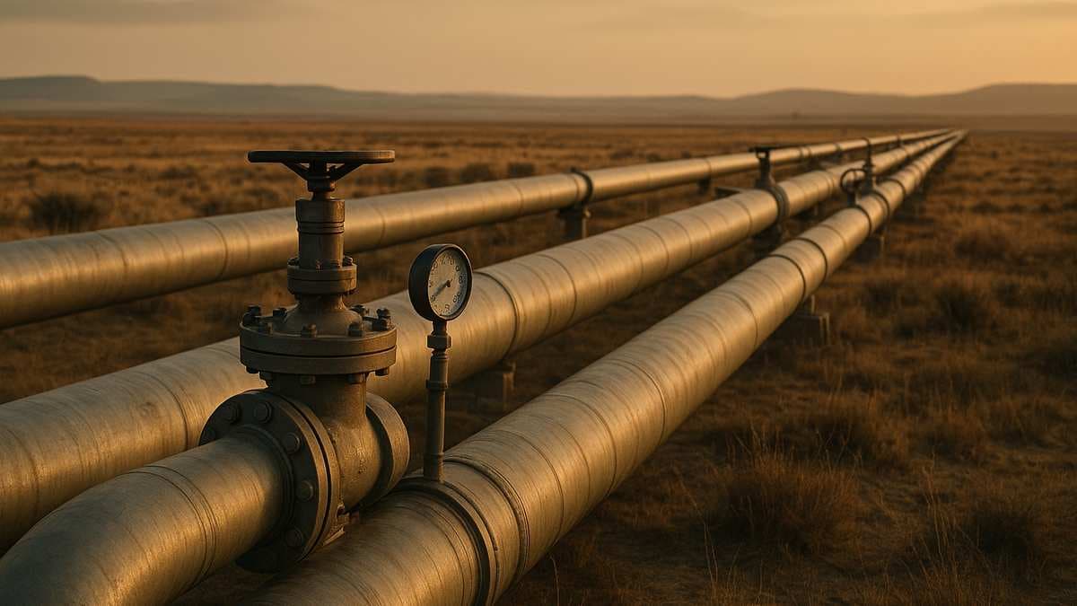 Газпром увеличил экспорт газа в страны Центральной Азии почти на 70% с начала года