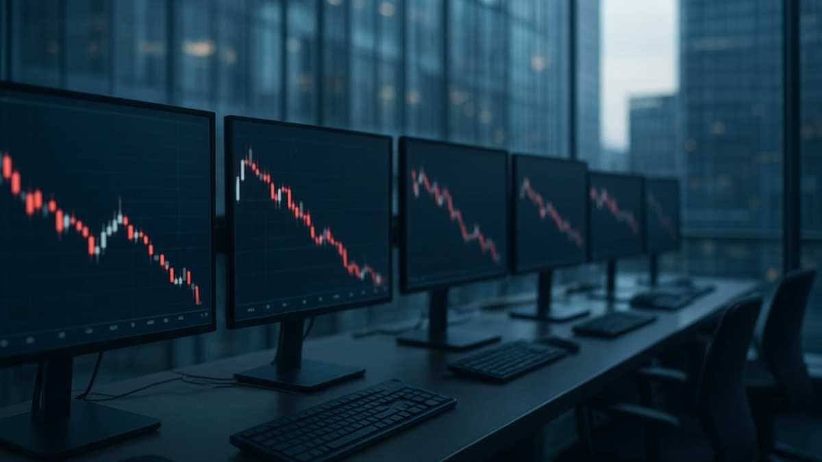 Российский рынок акций начал утренние торги снижением индекса Мосбиржи