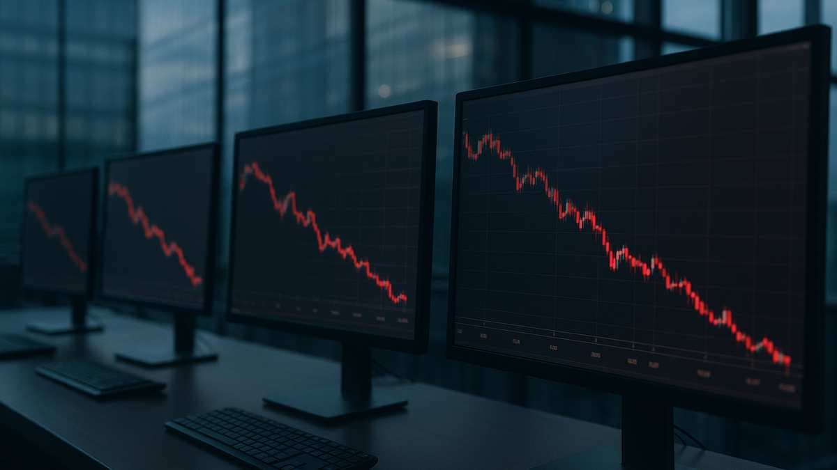 Российский рынок акций открылся снижением индекса Мосбиржи на 0,7%