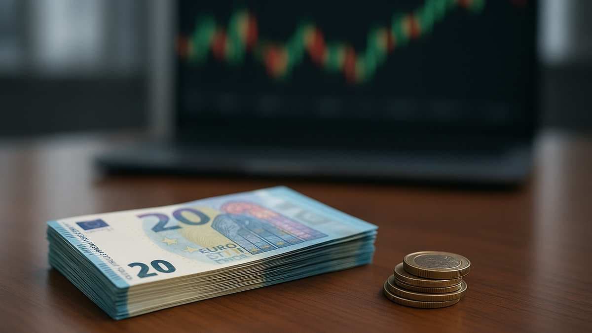 Средний курс покупки евро в банках Москвы вырос до ₽97,61