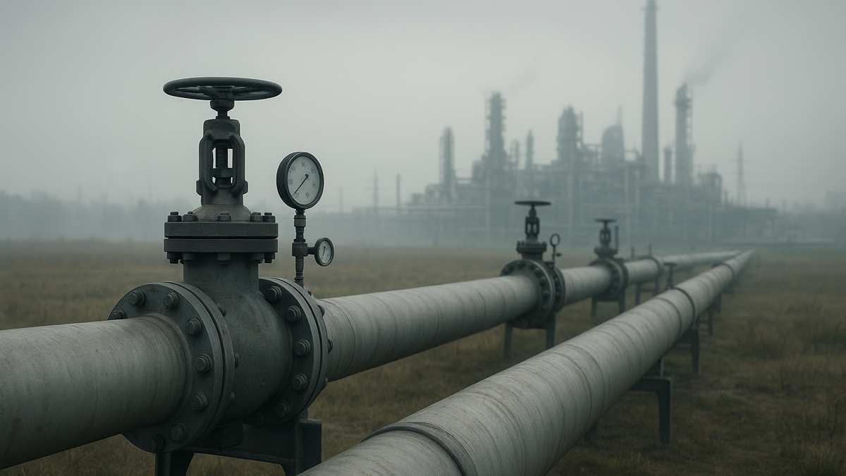Прокачка газа по европейской нитке Турецкого потока упала на 13% в сентябре