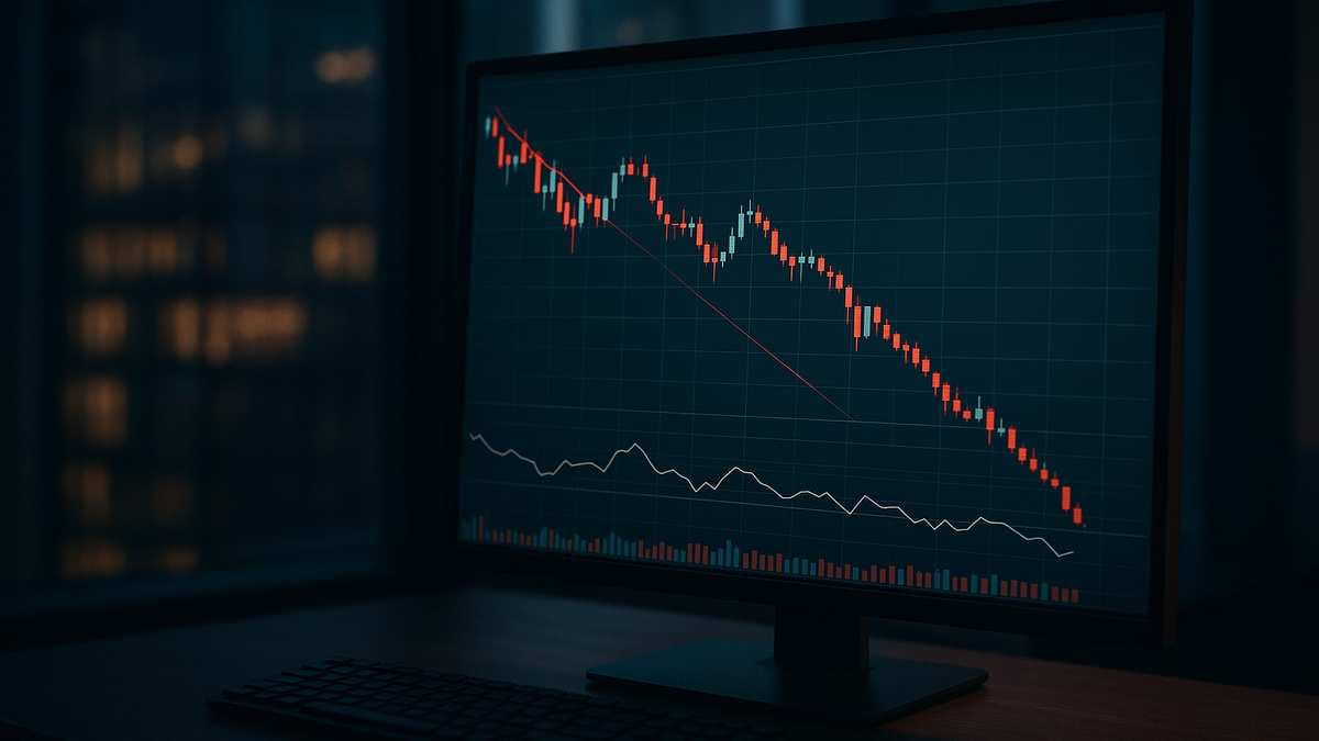 Цена Ethereum опустилась до $2 525 на фоне высоких объемов продаж