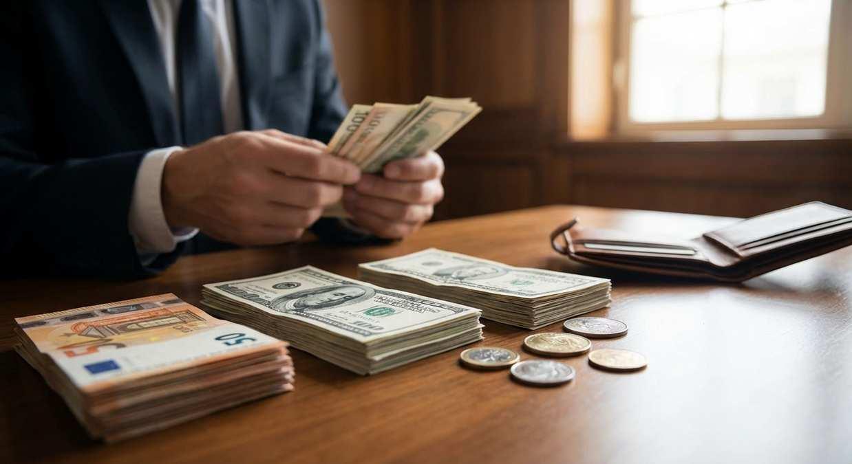 Средний курс продажи наличного доллара в Москве упал до 85,95 ₽