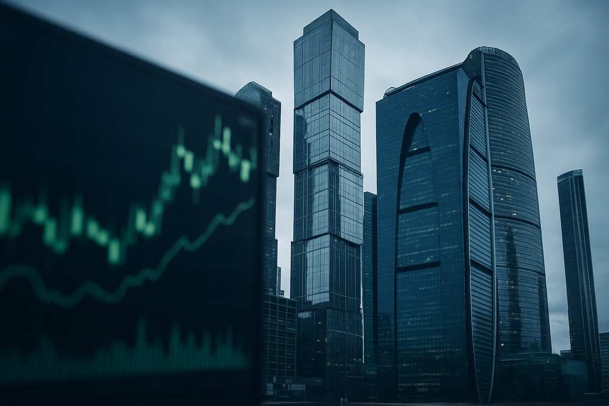Индексы Московской биржи показывают умеренный рост в ходе дневных торгов