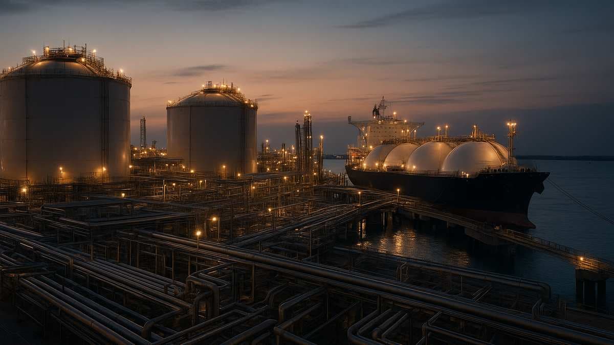 Поставки сжиженного природного газа в Китай упали на 19% в июле