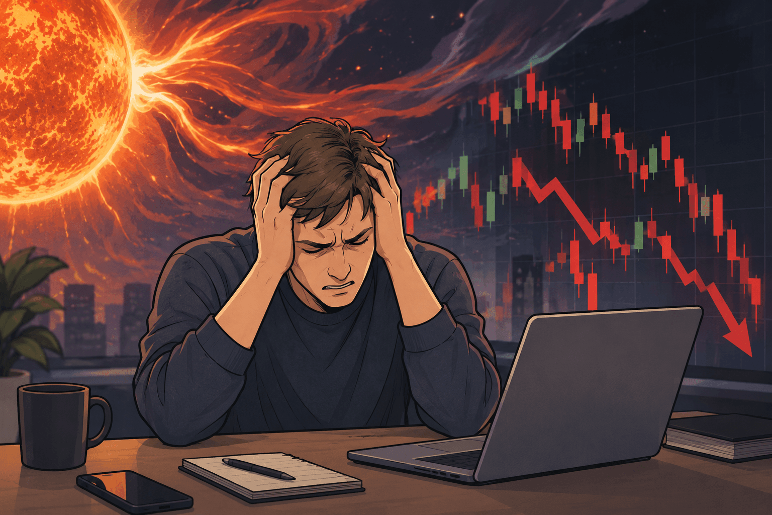 Солнце против биржи: как магнитные бури влияют на фондовый рынок