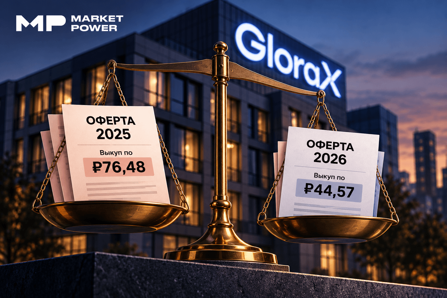 GloraX: две оферты и ралли с подвохом