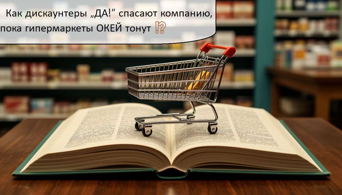 🆗 Как дискаунтеры „ДА!“ спасают компанию, пока гипермаркеты ОКЕЙ тонут ⁉️