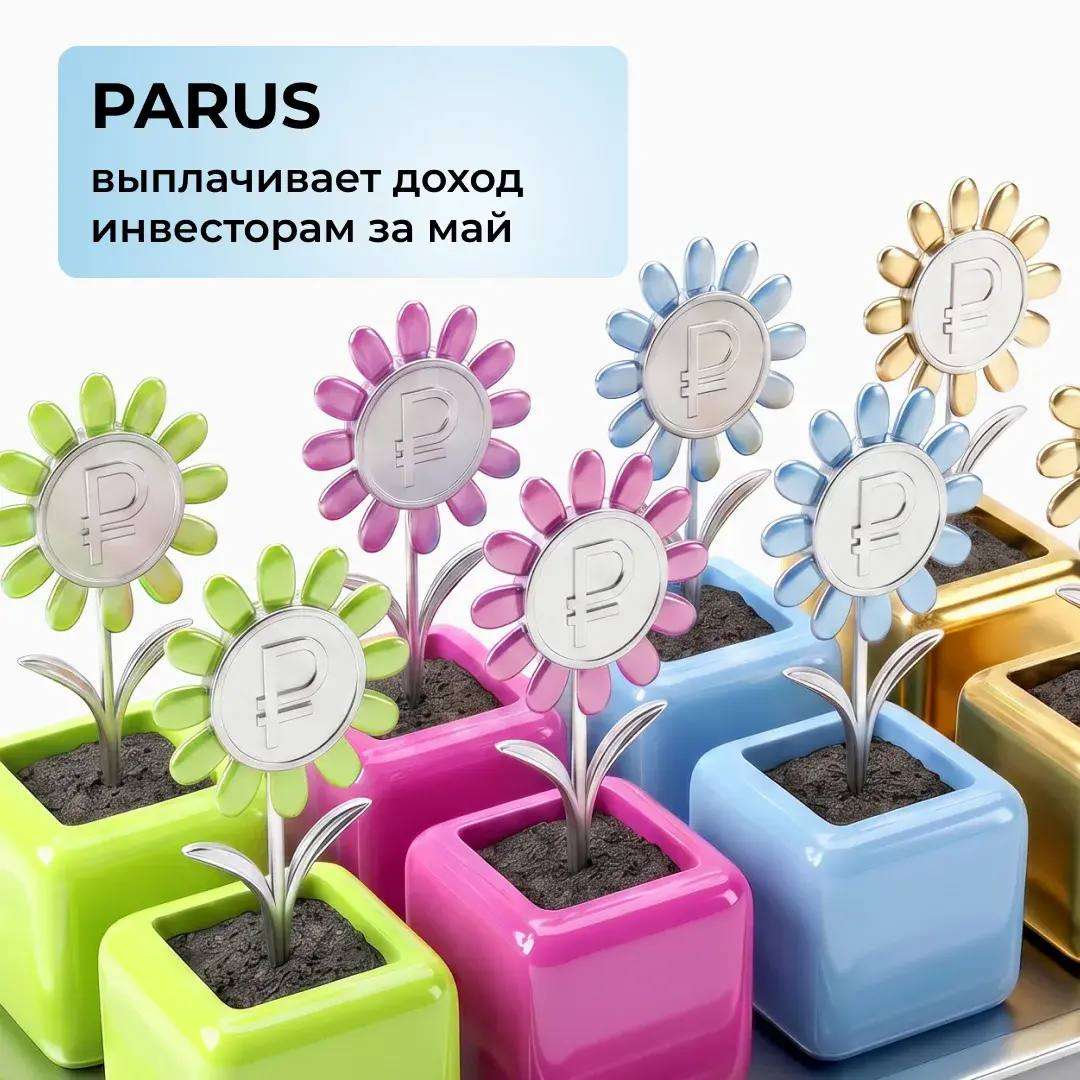 Parus выплачивает доход инвесторам за май!