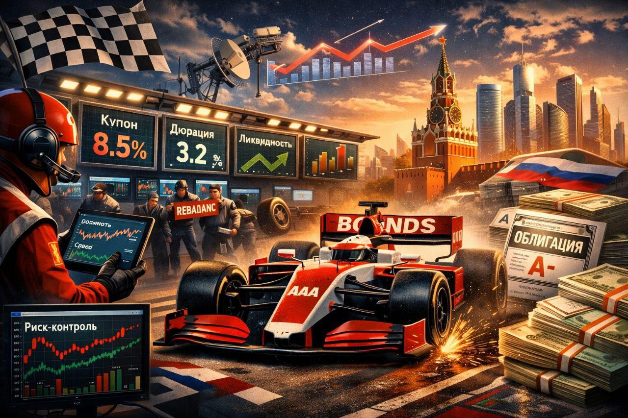 🏁 Как я «выигрываю круги» на рынке облигаций РФ 🧰