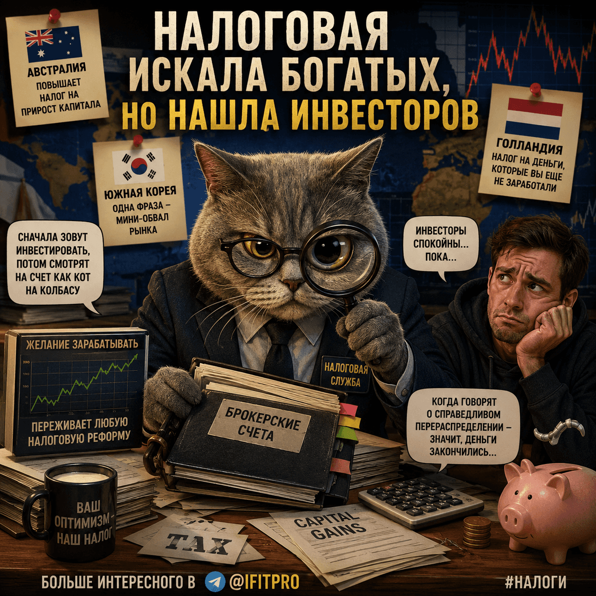 Налоговая искала богатых, но нашла инвесторов
