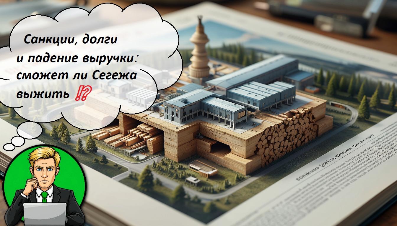 Санкции, долги и падение выручки: сможет ли Сегежа выжить ⁉️