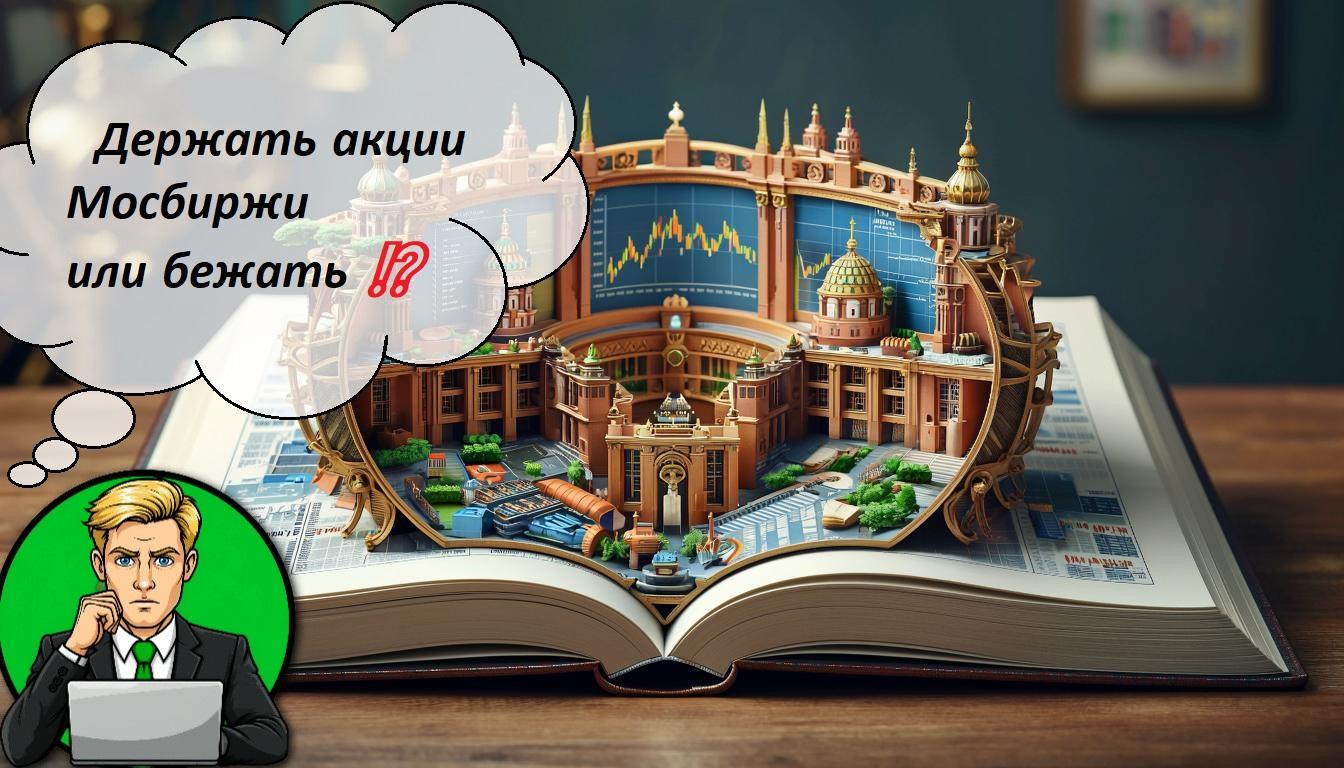 Держать акции Мосбиржи или бежать ⁉️