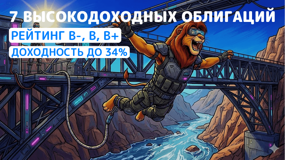 🚀 7 высокодоходных облигаций с жирными купонами и доходностью до 34% годовых