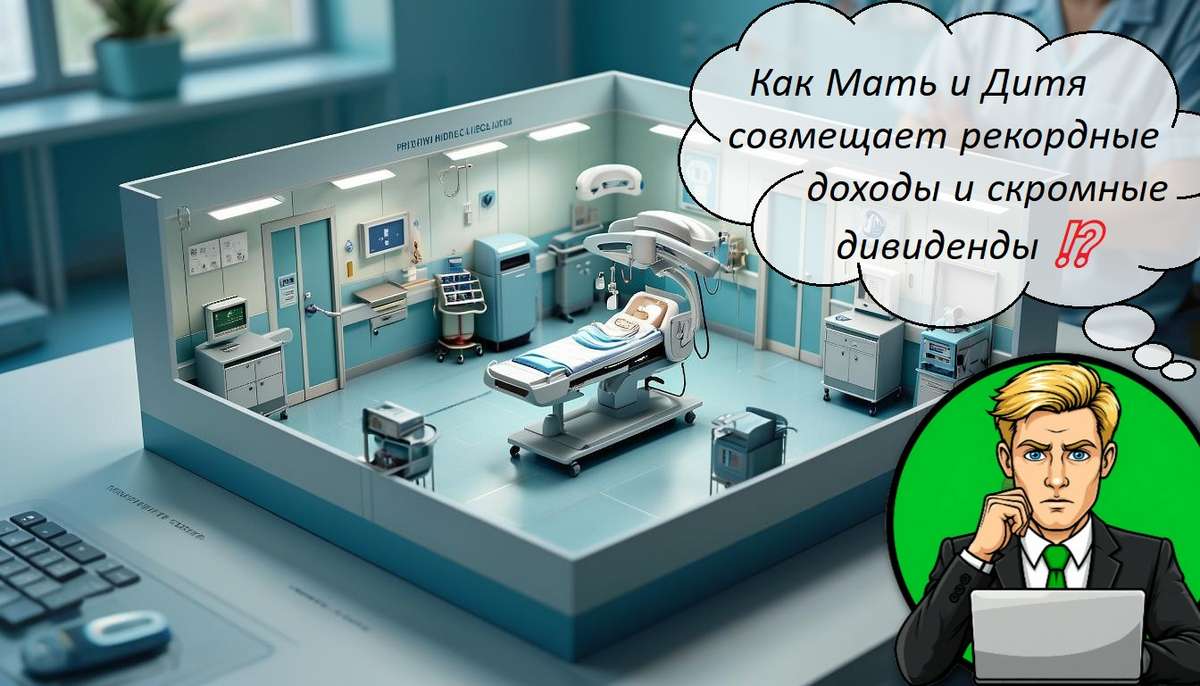Как Мать и Дитя совмещает рекордные доходы и скромные дивиденды ⁉️