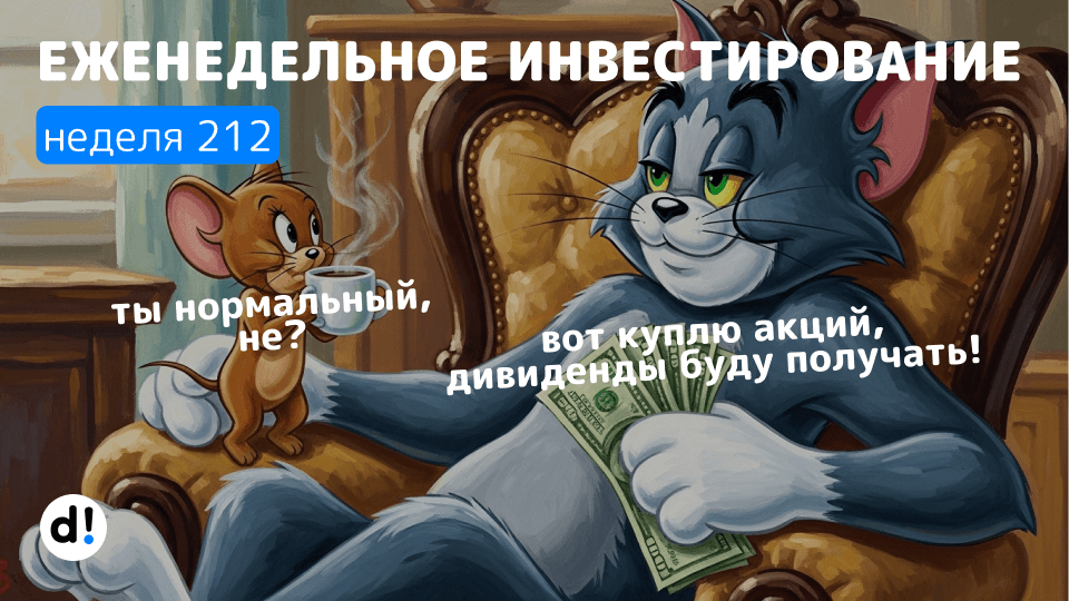 🐋 Рынок ищет новое дно. Продолжаю создавать пассивный доход. Еженедельное инвестирование №212