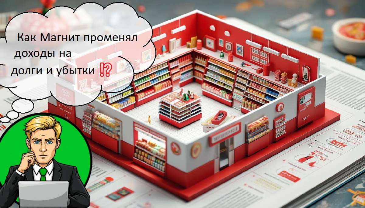 Как Магнит променял доходы на долги и убытки ⁉️