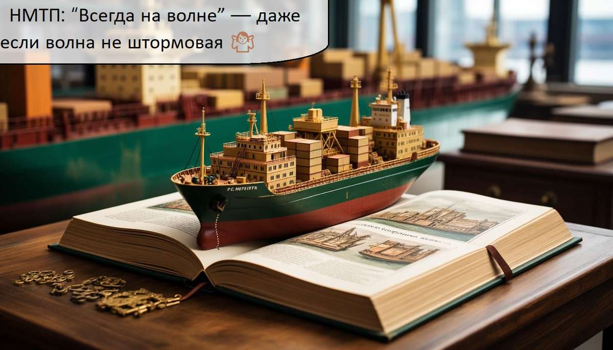 🚢⚓ НМТП: “Всегда на волне” — даже если волна не штормовая 🤷♂️