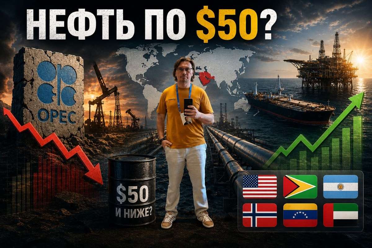 Нефть по $50? Рынок начинает понимать, что ОПЕК больше не контролирует мир