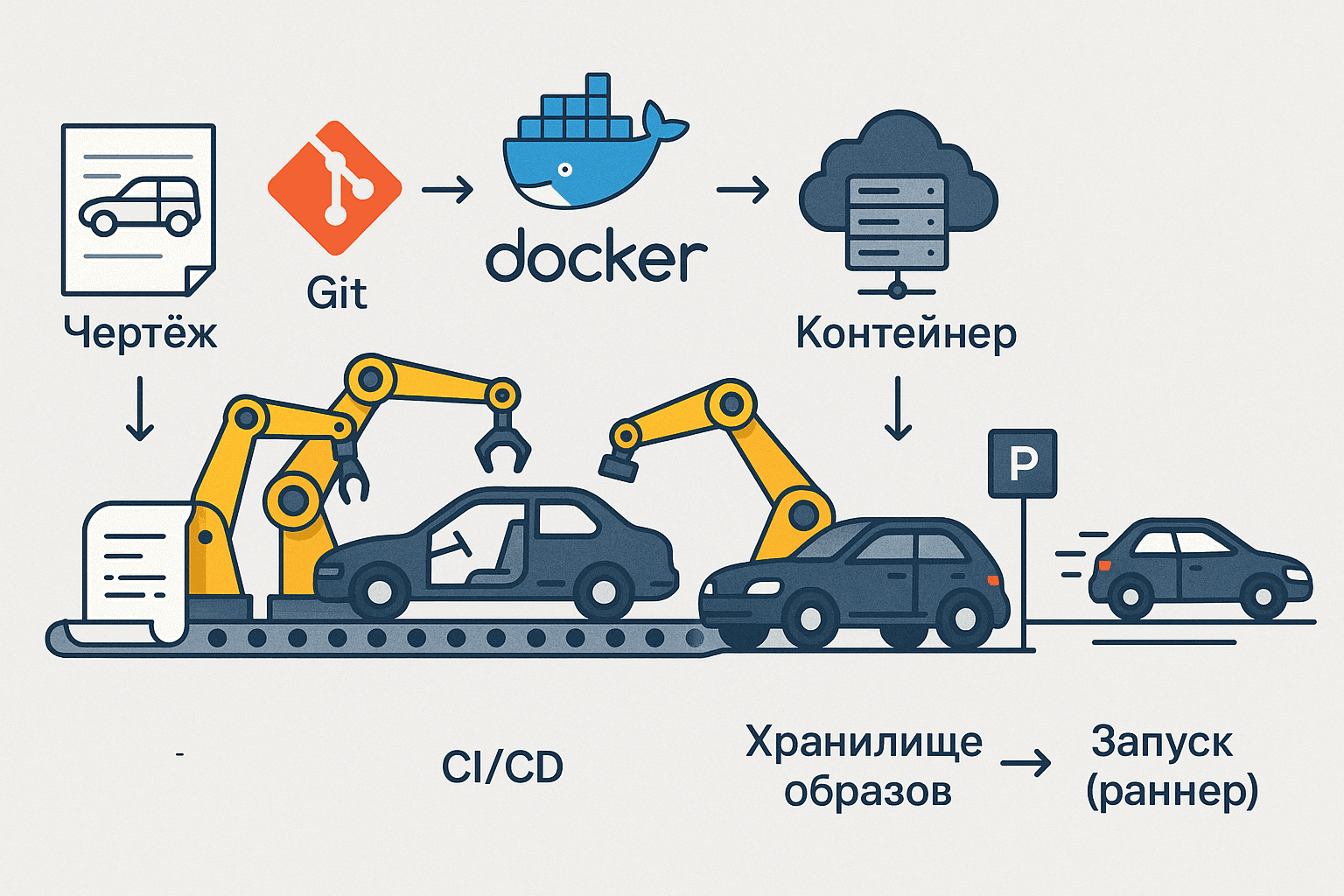 🚀 Про ИТ просто: Что такое CI/CD и с чем его едят? 🛠️