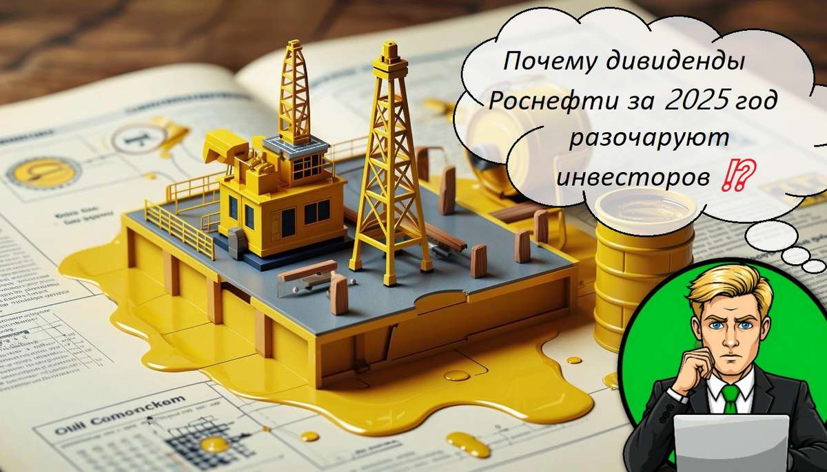 Почему дивиденды Роснефти за 2025 год разочаруют инвесторов ⁉️
