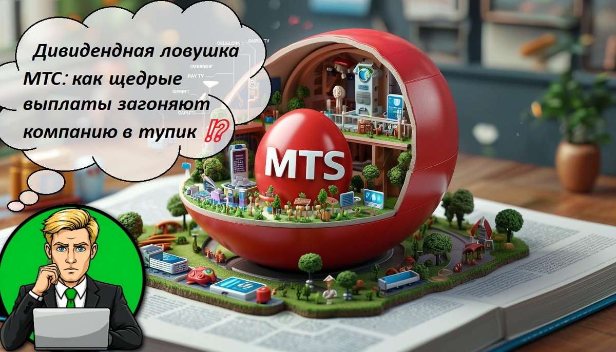 Дивидендная ловушка МТС: как щедрые выплаты загоняют компанию в тупик ⁉️