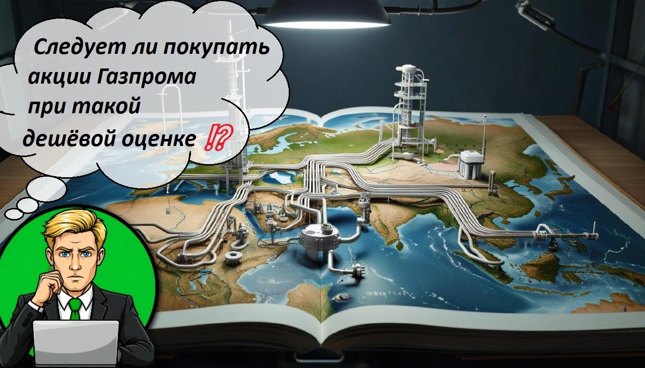 Следует ли покупать акции Газпрома при такой дешёвой оценке ⁉️