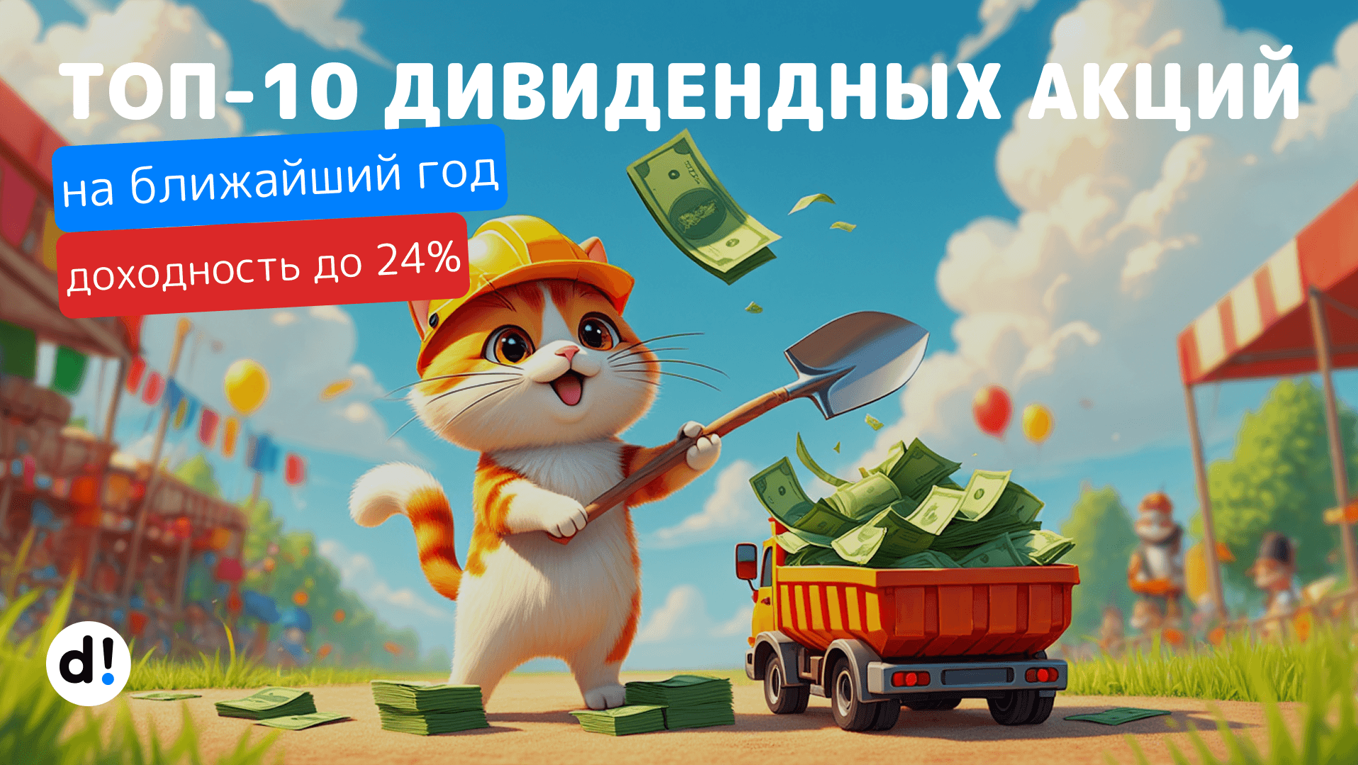 🔥 10 лучших акций с высокой доходностью от 14% до 24% на ближайший 12 месяцев