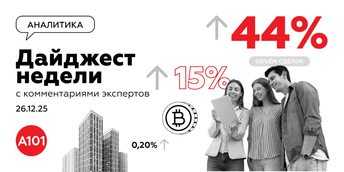 📝 Еженедельный дайджест от ГК «А101» с комментариями экспертов