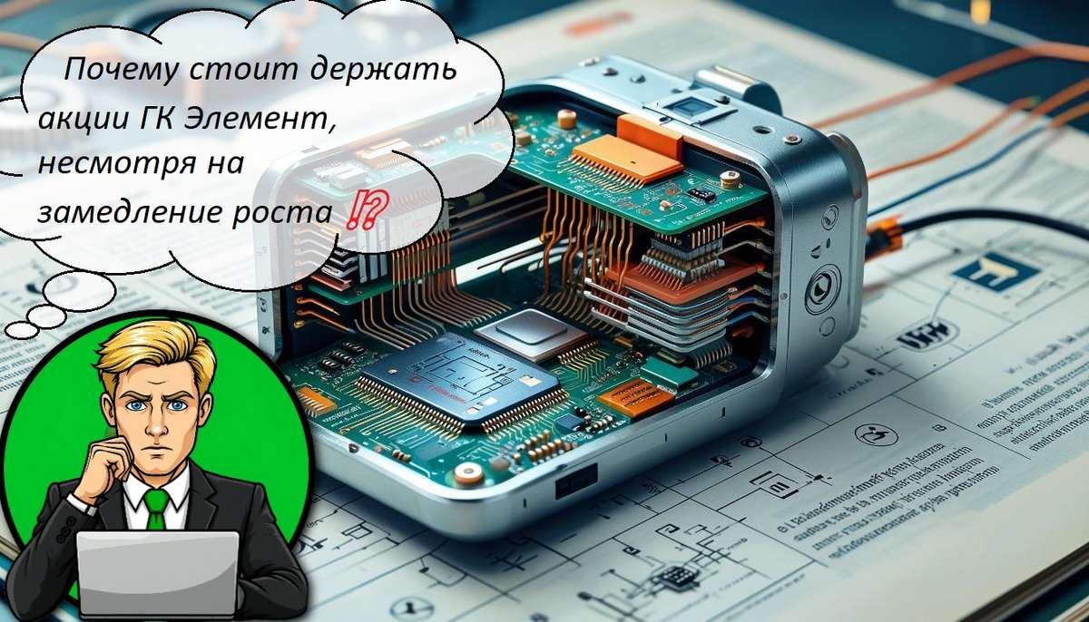 Почему стоит держать акции ГК Элемент, несмотря на замедление роста ⁉️