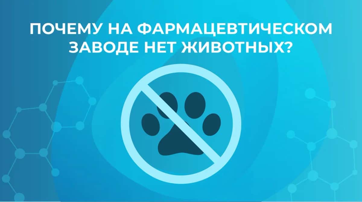 Почему на фармацевтическом заводе нет животных?