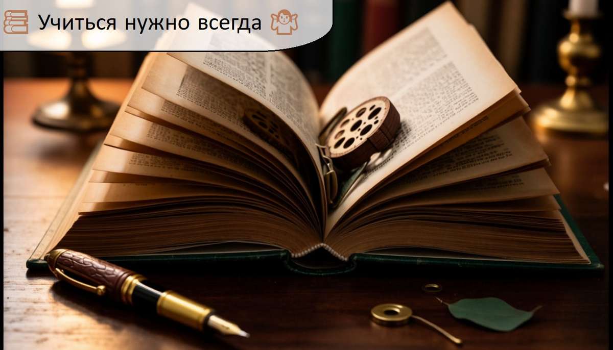 📚 Учиться нужно всегда.