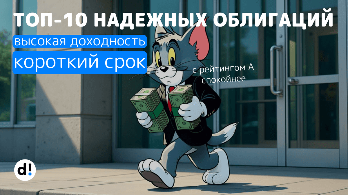 🔥ТОП-10 самых доходных и надежных облигаций на короткий срок. Доходность до 24%. Рейтинг А и выше