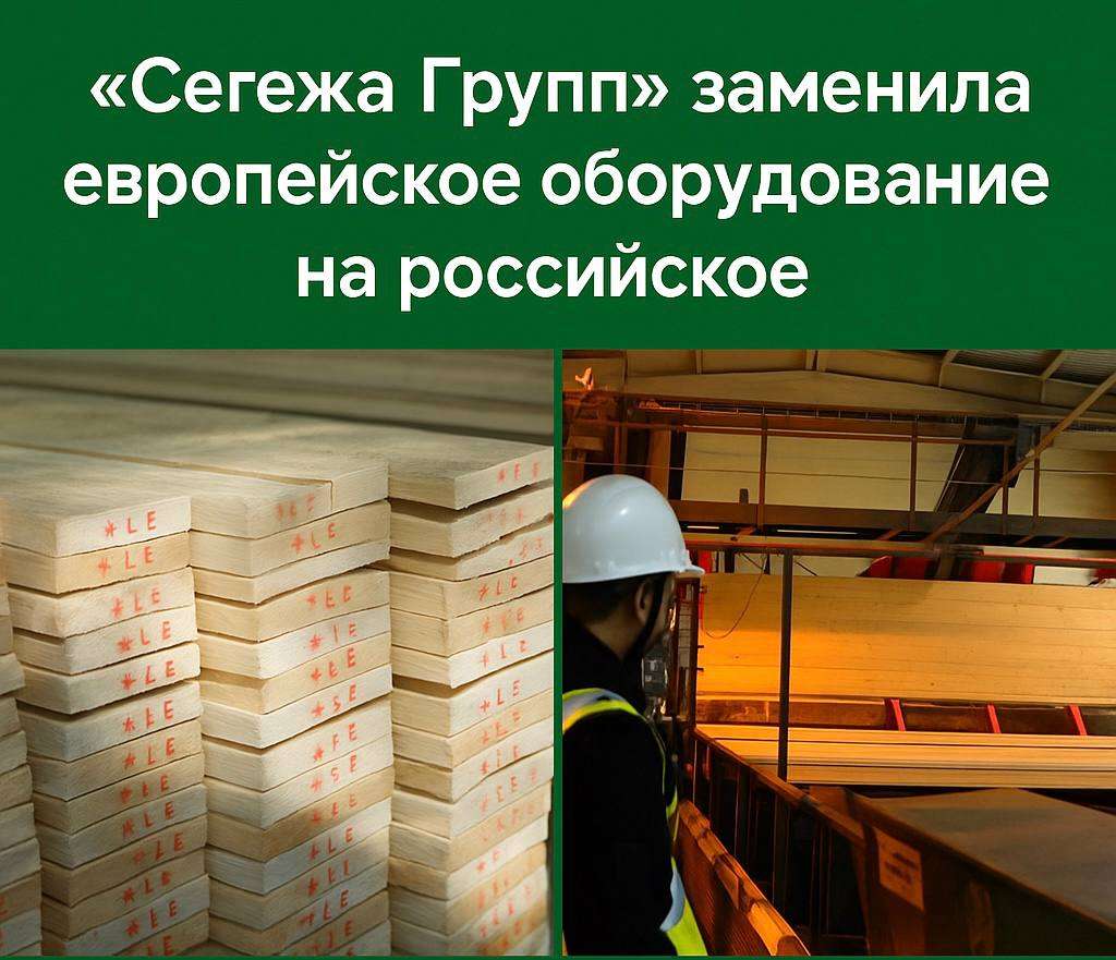 🛠 Импортозамещение в действии: Segezha Group заменила европейское оборудование российским