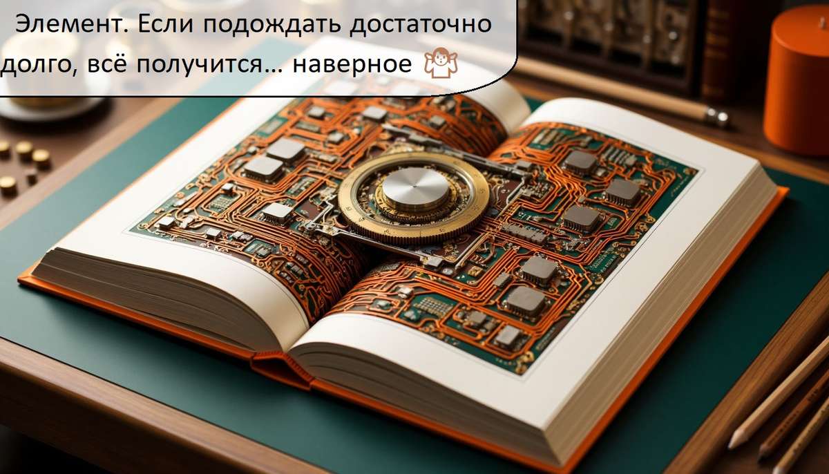📙 Элемент. Если подождать достаточно долго, всё получится… наверное 🤷♂️