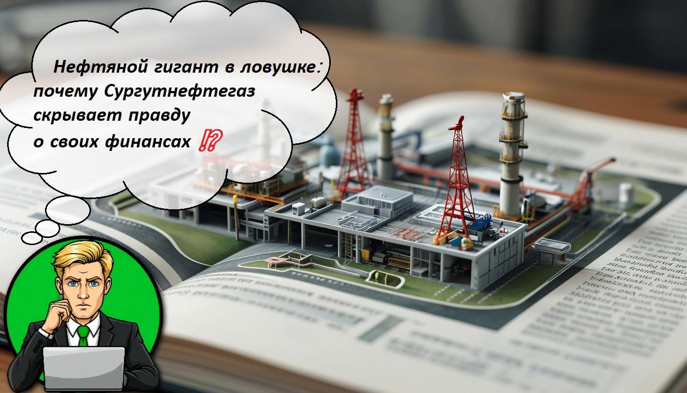 Нефтяной гигант в ловушке: почему Сургутнефтегаз скрывает правду о своих финансах ⁉️