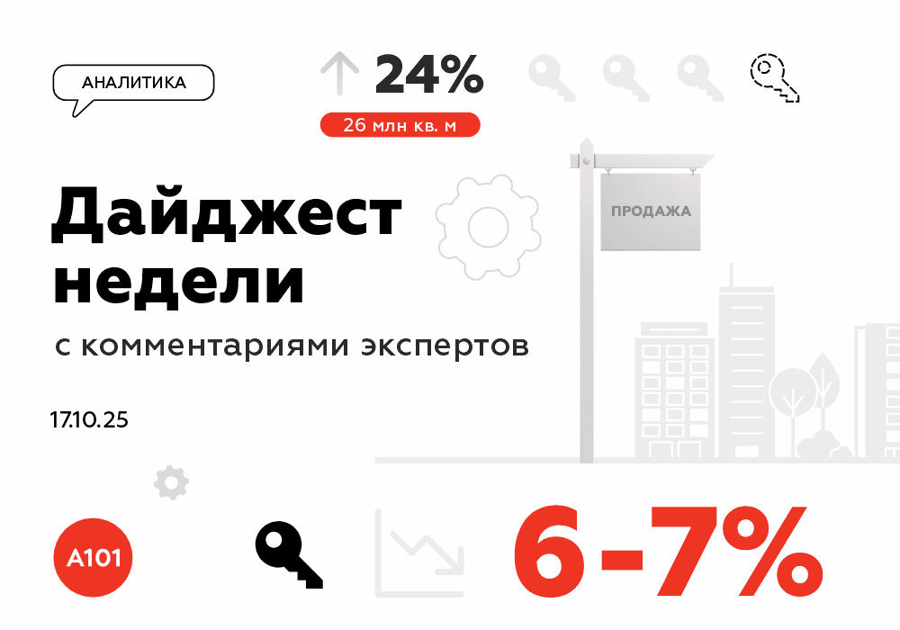 📝 Еженедельный дайджест от ГК «А101» с комментариями экспертов