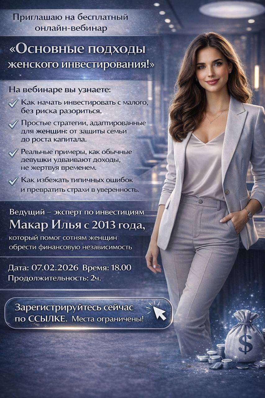 Женщины инвестируют иначе. И именно поэтому выигрывают в дол
