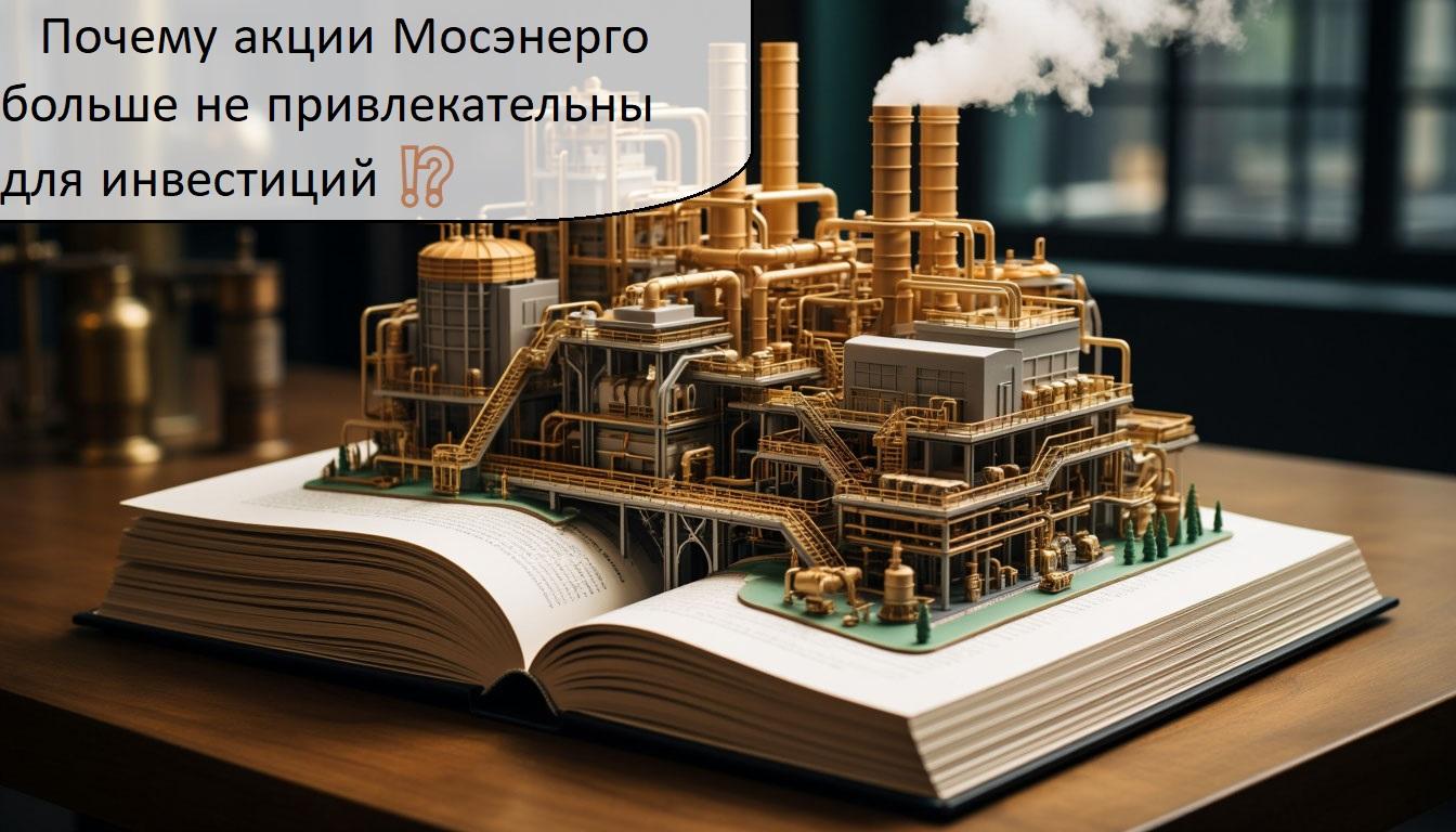 🔌 Почему акции Мосэнерго больше не привлекательны для инвестиций ⁉️